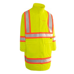 Hi Vis Fire Resistant Long Rain Coat