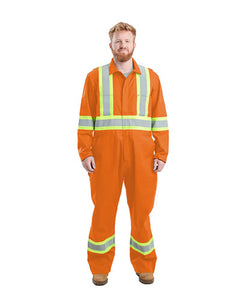 Berne Safety Striped Gasket Unlined Coverall