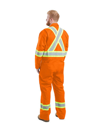 Berne Safety Striped Gasket Unlined Coverall