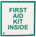 First Aid Inside Sticker