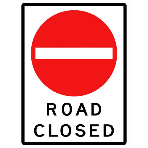 Yield or Road Closed Roll Up Sign with Stand