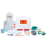 Biohazard portable spill kit