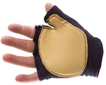 Tool grip glove with web pad