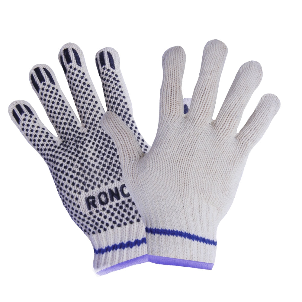 Winter Special Ronco String Knit Gloves With PVC Dots