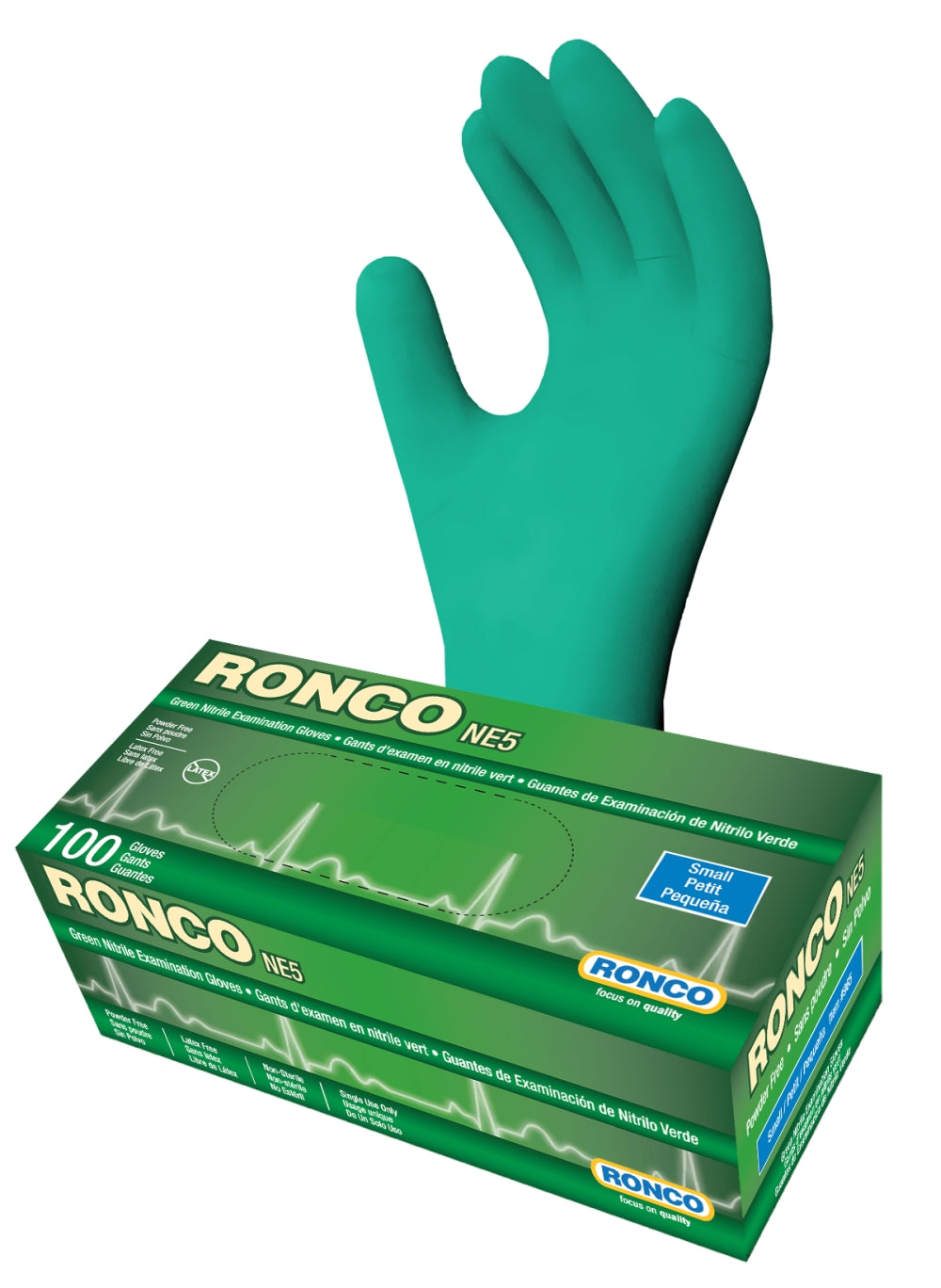 Ronco Nitrile Disposable Gloves No Powder