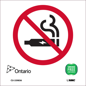 Sign: NO SMOKING