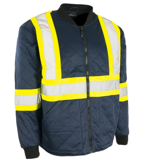 Hi Vis Safety Freezer Jacket